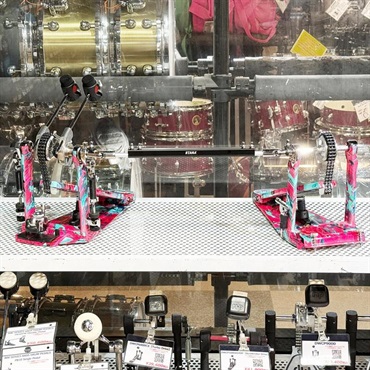 TAMA 【TAMA 50th LIMITED】 HP900RWMCS [IRON COBRA Marble Edition Rolling Glide Twin Pedal／Coral Swirl] 【限定品】【店頭展示特価品】 画像1