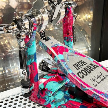 TAMA 【TAMA 50th LIMITED】 HP900RWMCS [IRON COBRA Marble Edition Rolling Glide Twin Pedal／Coral Swirl] 【限定品】【店頭展示特価品】 画像5