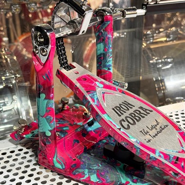 TAMA 【TAMA 50th LIMITED】 HP900RWMCS [IRON COBRA Marble Edition Rolling Glide Twin Pedal／Coral Swirl] 【限定品】【店頭展示特価品】 画像8
