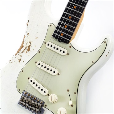 Fender Custom Shop 2019 Collection Time Machine 1959 Stratocaster Heavy Relic (Aged Olympic White) [SN.CZ578030] 【特価】 画像3