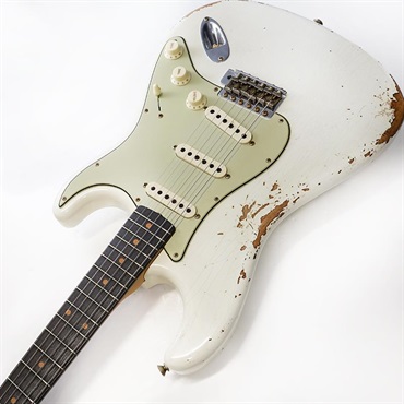 Fender Custom Shop 2019 Collection Time Machine 1959 Stratocaster Heavy Relic (Aged Olympic White) [SN.CZ578030] 【特価】 画像5
