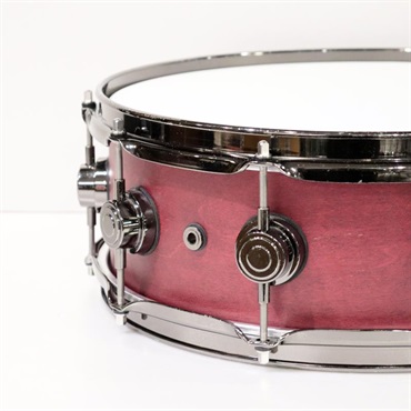dw USED 中古 Collector's Pure Maple Snare Drum 14''×5'' - Cherry Satin Oil / Black NIckel Hardware 画像3