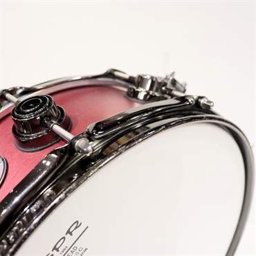 dw USED 中古 Collector's Pure Maple Snare Drum 14''×5'' - Cherry Satin Oil / Black NIckel Hardware 画像9