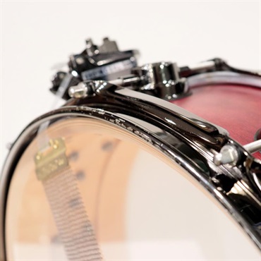 dw USED 中古 Collector's Pure Maple Snare Drum 14''×5'' - Cherry Satin Oil / Black NIckel Hardware 画像10