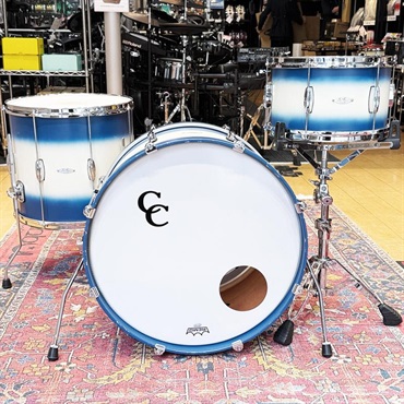C&C CUSTOM DRUMS USED 中古 Player Date I 3pc Set [20BD，13TT，16FT/Classic Blue & Silver Bop Duco] 画像1