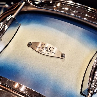 C&C CUSTOM DRUMS USED 中古 Player Date I 14×6.5 Snare Drum [Classic Blue & Silver Bop Duco] 画像2