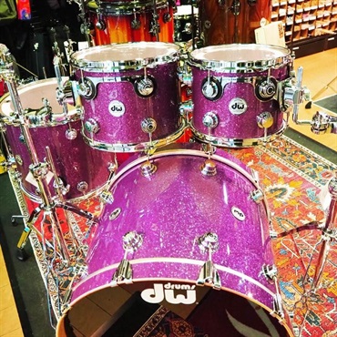 dw 【値下げしました！】Collector's Pure Maple 4pc Drum Kit [BD22，FT16，TT12&10 / Purple Glass FinishPly]【店頭展示特価品】 画像5
