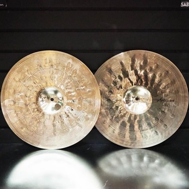 SABIAN 【創業50周年大決算SALE】Artisan Hats Brilliant 15 [VL-15TAH-B/BAH-B][Top:1184g/Bottom:1530g]【SABIAN選定会2024ドラステ】【店頭展示特価品】 画像1