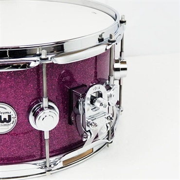 dw 【創業50周年大決算SALE】DRX16514SSC099 [Collector's Pure Maple Snare Drum VLT Shell 14×6.5 / Purple Glass FinishPly]【店頭展示特価品】 画像5