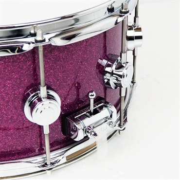 dw 【創業50周年大決算SALE】DRX16514SSC099 [Collector's Pure Maple Snare Drum VLT Shell 14×6.5 / Purple Glass FinishPly]【店頭展示特価品】 画像6