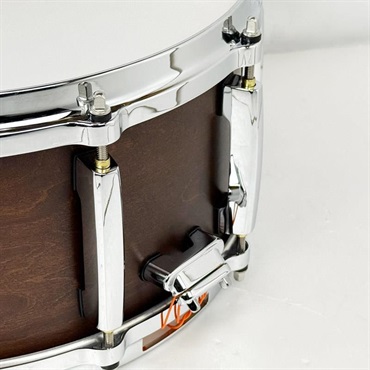 Pearl 【創業50周年大決算SALE】Masters Maple Pure Snare Drum 14×6.5 - #382 Nature Waulnut [MP4P1465S/C #382]【店頭展示特価品】 画像6