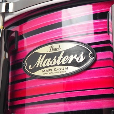 Pearl 【創業50周年大決算SALE】MMGC1465S/BN #T18 [Masters Maple Gum 14×6.5 Snare Drum - Nitro Red and Black Lacquer Swirl w/Nickel Hardware]【Pearlファクトリーツアー2024オーダー品】【店頭展示特価品】 画像2
