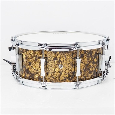 PORK PIE 【創業50周年大決算SALE】8ply Maple Snare Drum 14×6 - Root Beer Pearl Wrap【店頭展示特価品】 画像1