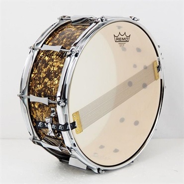 PORK PIE 【創業50周年大決算SALE】8ply Maple Snare Drum 14×6 - Root Beer Pearl Wrap【店頭展示特価品】 画像4