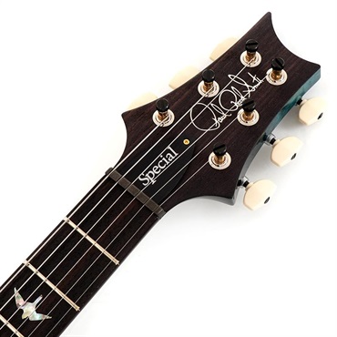 P.R.S. 【Paul Reed Smith氏サインイン入りバックプレート付属！】 Ikebe 50th Anniversary Wood Library Special Semi-Hollow (Teal) SN.0401649 画像6