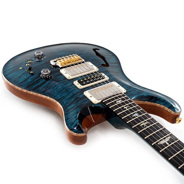 P.R.S. 【Paul Reed Smith氏サインイン入りバックプレート付属！】 Ikebe 50th Anniversary Wood Library Special Semi-Hollow (Teal) SN.0401649 画像8