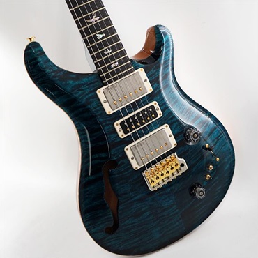 P.R.S. 【Paul Reed Smith氏サインイン入りバックプレート付属！】 Ikebe 50th Anniversary Wood Library Special Semi-Hollow (Teal) SN.0401649 画像10