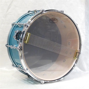 CANOPUS MTR-1465DH [Type-R BULLET Snare Drum 14''×6.5'' - Turquoise Metallic Lacquer]【店頭展示特価品】 画像5