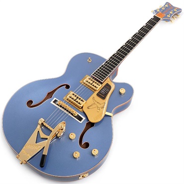 GRETSCH Professional Collection Falcon Hollow Body with String-Thru Bigsby Black（Cerulean Smoke／Ebony） 画像1