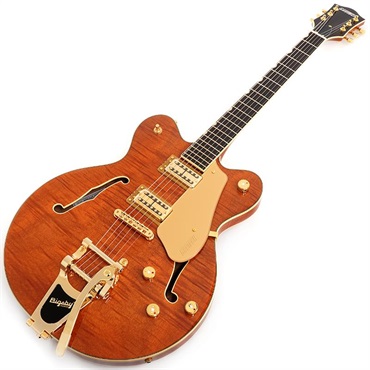 GRETSCH Electromatic LTD Flame Okoume Broadkaster Double-Cut with Bigsby（Roundup Orange） 画像1