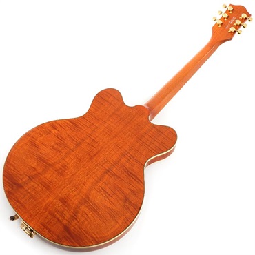 GRETSCH Electromatic LTD Flame Okoume Broadkaster Double-Cut with Bigsby（Roundup Orange） 画像2