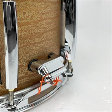 Pearl 【創業50周年大決算SALE】DABM1465S/C #ATB [Artisan Custom Limited ～Shell By DrumArt～ Snare Drums 14×6.5/Balkan Maple/Antique Texture Bronze]【在庫処分特価品】 画像6