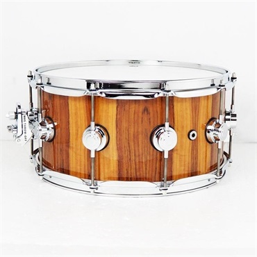 dw 【秋のスーパーセール】DRX66514SSC633 [Collector's Pure Maple Old Style VLT Shell 14×6.5 / Natural Lacquer Over Vertical Tropical Olive] 【在庫処分特価品】 画像1