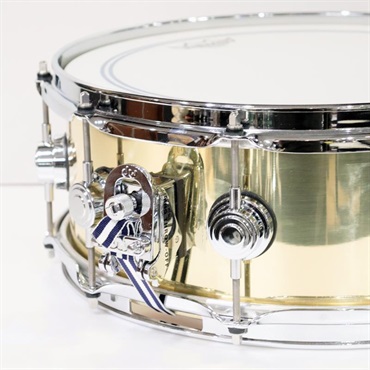 dw USED 中古 DRVN5514SPC [Collector's Series Polished Brass Snare Drum 14''×5.5'']【セミハードケース付属】 画像2