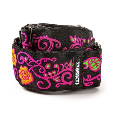 Dunlop (Jim Dunlop) 【夏先取り大特価セール】JH22 JIMI HENDRIX BLACKLIGHT MONTEREY PINK STRAP 画像1