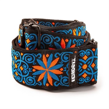 Dunlop (Jim Dunlop) 【夏先取り大特価セール】JH25 JIMI HENDRIX BLACKLIGHT FILLMORE BLUE STRAP 画像1