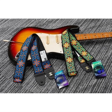 Dunlop (Jim Dunlop) 【夏先取り大特価セール】JH25 JIMI HENDRIX BLACKLIGHT FILLMORE BLUE STRAP 画像3