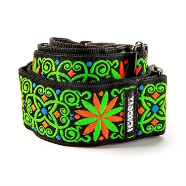 Dunlop (Jim Dunlop) 【夏先取り大特価セール】JH26 JIMI HENDRIX BLACKLIGHT FILLMORE GREEN STRAP 画像1