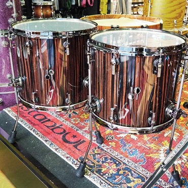 SONOR 【創業50周年大決算SALE】SQ2 System Beech Heavy 5pc Drum Kit -Ebony High Gloss- [BD22，TT10，TT12，FT14，FT16]【店頭展示特価品】 画像6