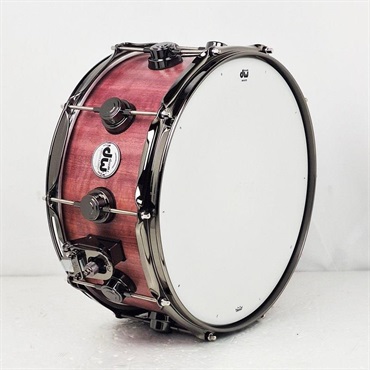 dw 【創業50周年大決算SALE】DRU26514SSN101[Collector's Pure Purpleheart Snare Drum VLT Shell 14×6.5 - Natural Satin Oil w/Black Nickel Hardware]【店頭展示特価品】 画像3