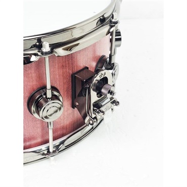 dw 【創業50周年大決算SALE】DRU26514SSN101[Collector's Pure Purpleheart Snare Drum VLT Shell 14×6.5 - Natural Satin Oil w/Black Nickel Hardware]【店頭展示特価品】 画像5
