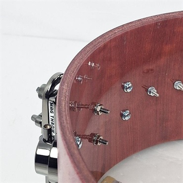 dw 【創業50周年大決算SALE】DRU26514SSN101[Collector's Pure Purpleheart Snare Drum VLT Shell 14×6.5 - Natural Satin Oil w/Black Nickel Hardware]【店頭展示特価品】 画像9
