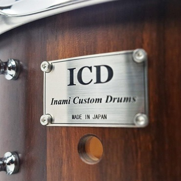Inami Custom Drums ICD Rose/Birch Mix Stave Snare Drum 14×5.5【MADE IN JAPAN】【店頭展示特価品】 画像2