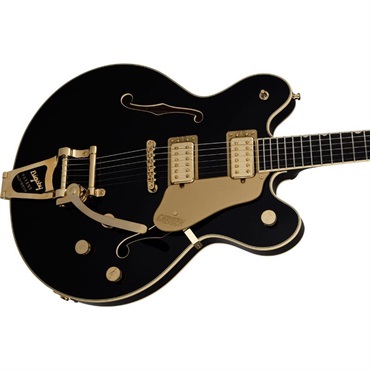 GRETSCH Professional Collection Broadkaster LX Center Block with String-Thru Bigsby （Black／Ebony） 画像2