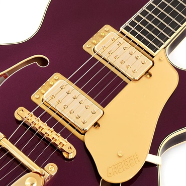 GRETSCH Professional Collection Broadkaster Jr. LX Center Block with String-Thru Bigsby （Blackberry／Ebony） 画像3
