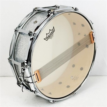 PORK PIE 【史上最大決算セール】USED 中古 8ply Maple Snare Drum 14×5 - Silver Sparkle Wrap 値下げしました！ 画像3