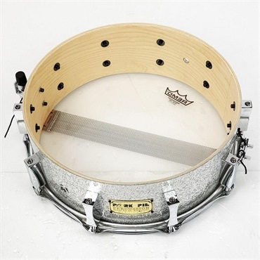 PORK PIE 【史上最大決算セール】USED 中古 8ply Maple Snare Drum 14×5 - Silver Sparkle Wrap 値下げしました！ 画像7