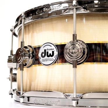 dw 【イケベ楽器店創業50周年記念モデル】DR366514SSN-DC3 [Collector's Pure Maple ''333'' Shell 14x6.5 / Quick Candy Black Burst over Italian Sycamore Exotic Veneer - Ziricote Inlay w/ Gold Leaf Pinstripes] 画像1