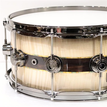 dw 【イケベ楽器店創業50周年記念モデル】DR366514SSN-DC3 [Collector's Pure Maple ''333'' Shell 14x6.5 / Quick Candy Black Burst over Italian Sycamore Exotic Veneer - Ziricote Inlay w/ Gold Leaf Pinstripes] 画像3