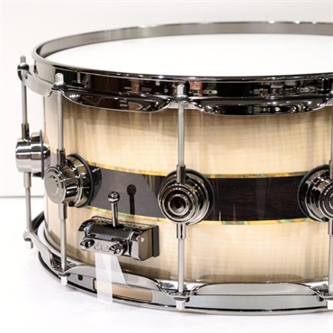 dw 【イケベ楽器店創業50周年記念モデル】DR366514SSN-DC3 [Collector's Pure Maple ''333'' Shell 14x6.5 / Quick Candy Black Burst over Italian Sycamore Exotic Veneer - Ziricote Inlay w/ Gold Leaf Pinstripes] 画像4