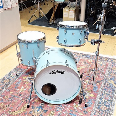 Ludwig USED 中古品 NeuSonic DOWNBEAT OUT FIT 3pc Kit [Skyline Blue/LN24023TX3R][ProtectionRacketケース付属] 画像1