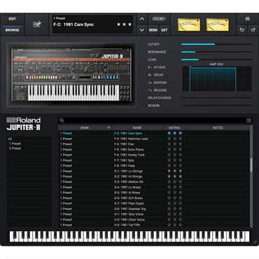 Roland JUPITER-8 Software Synthesizer [Lifetime Key] (ローランド)(ソフトシンセ)(オンライン納品)(2時間以内に納品) 画像2