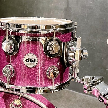 dw 【創業50周年大決算SALE】 USED 中古品 Collector's Pure Maple 4pc Drum Kit [BD22，FT16，TT12&10 / Purple Glass FinishPly] 画像1