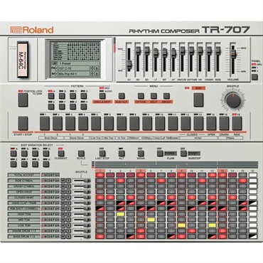 Roland TR-707 Software Rhythm Composer [Lifetime Key] (ローランド)(ソフトシンセ)(オンライン納品)(2時間以内に納品) 画像1