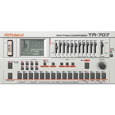Roland TR-707 Software Rhythm Composer [Lifetime Key] (ローランド)(ソフトシンセ)(オンライン納品)(2時間以内に納品) 画像2