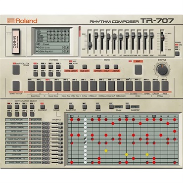 Roland TR-707 Software Rhythm Composer [Lifetime Key] (ローランド)(ソフトシンセ)(オンライン納品)(2時間以内に納品) 画像6